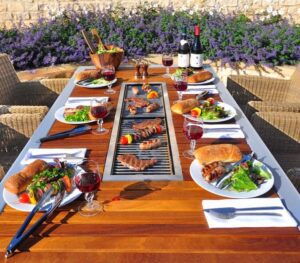Outdoor Grilling Table